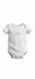 Pokemon Togepi Inspired Egg-Hatching Baby Bodysuit – White