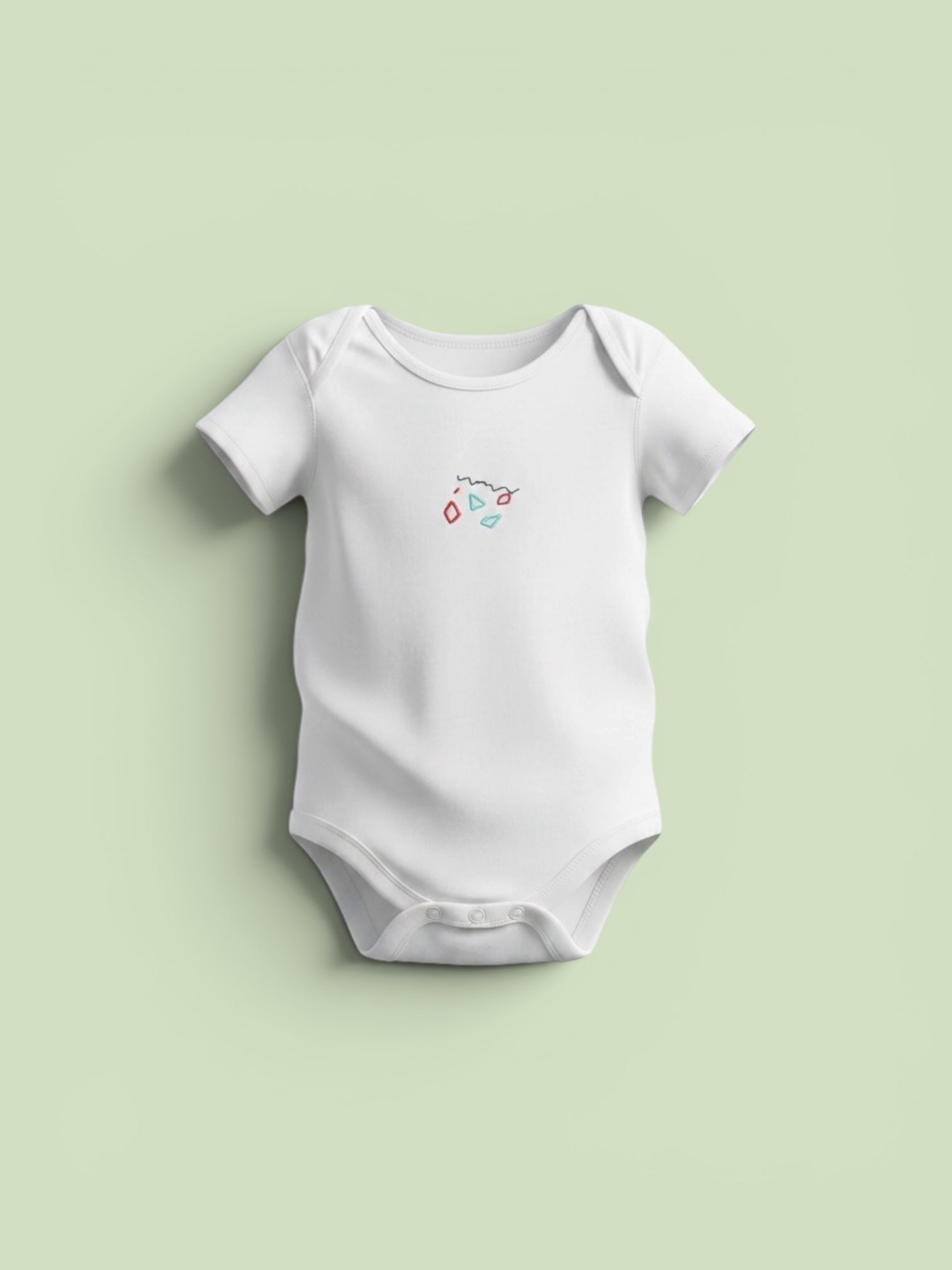 Pokemon Togepi Inspired Egg-Hatching Baby Bodysuit – White