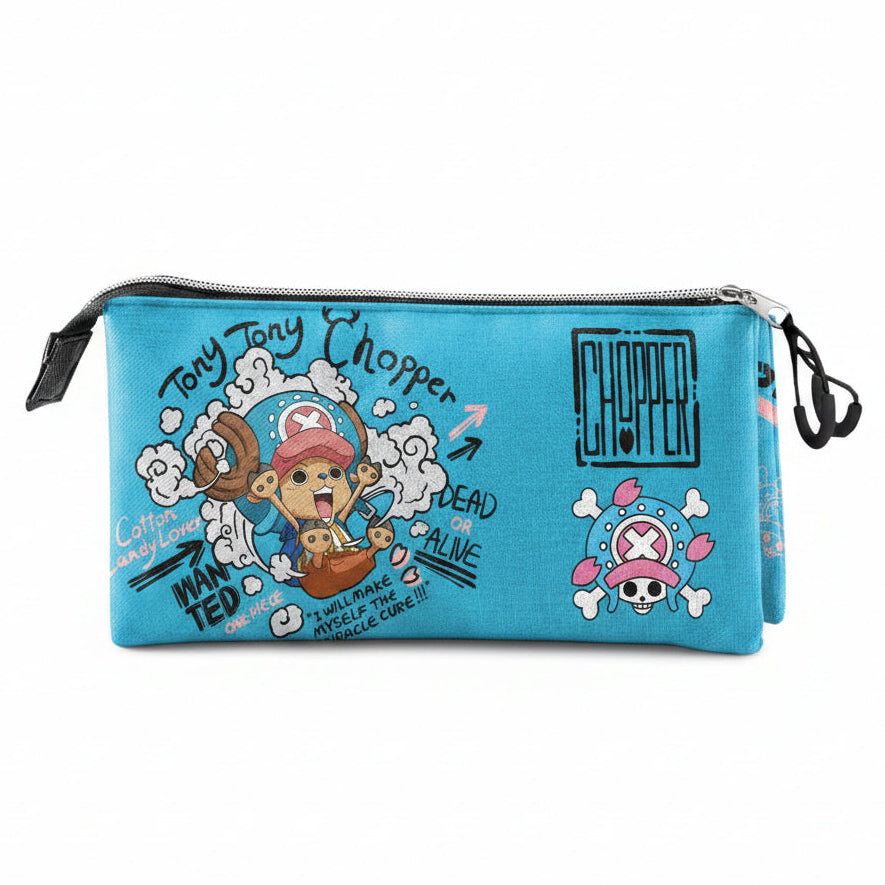 One Piece Chopper Triple Pencil Case Licensed Karactermania Anime Stationery