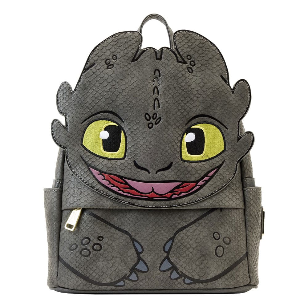 Dreamworks by Loungefly Backpack How To Train Your Dragon Toothless Cosplay Mini Backpack with Movable Wings