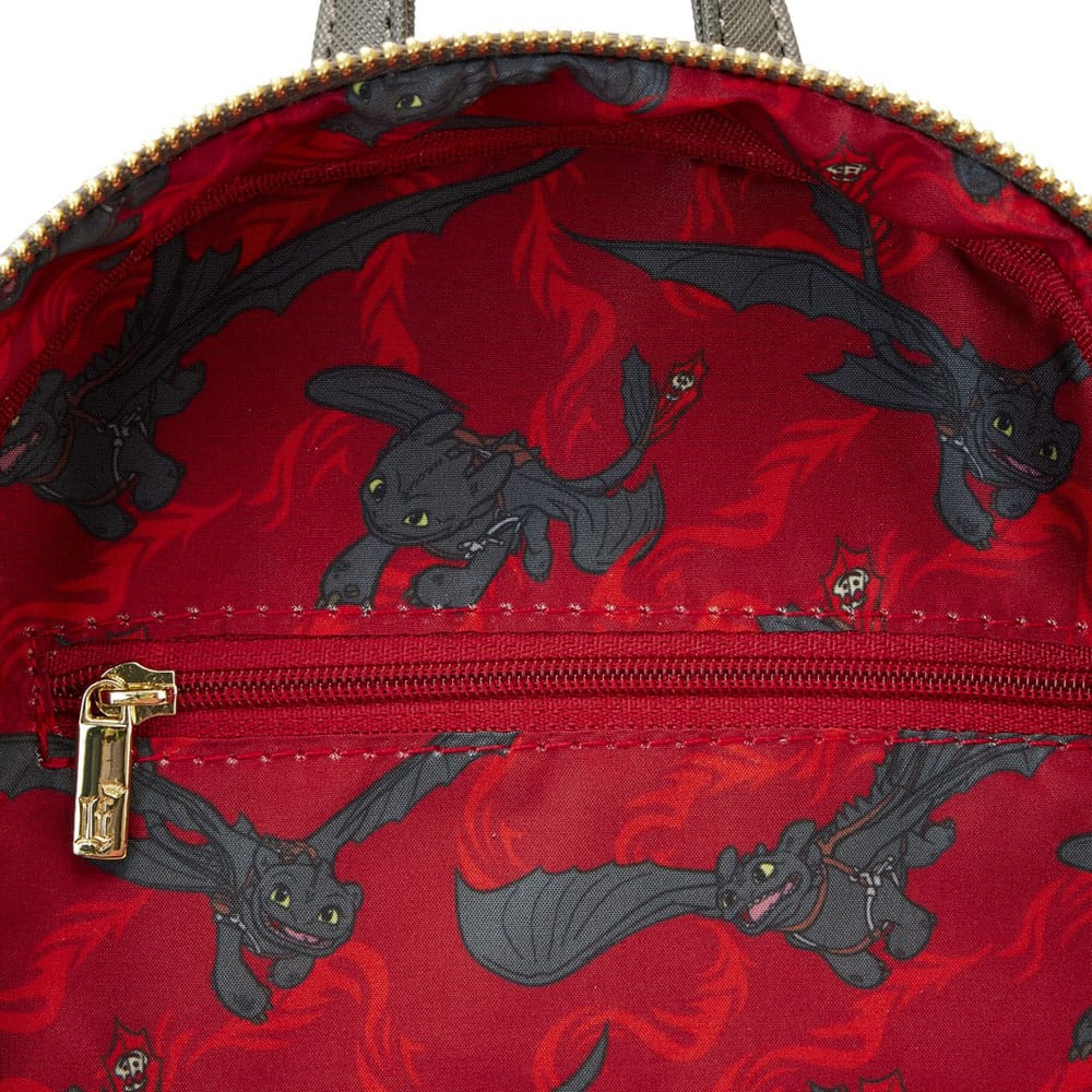 Dreamworks by Loungefly Backpack How To Train Your Dragon Toothless Cosplay Mini Backpack with Movable Wings