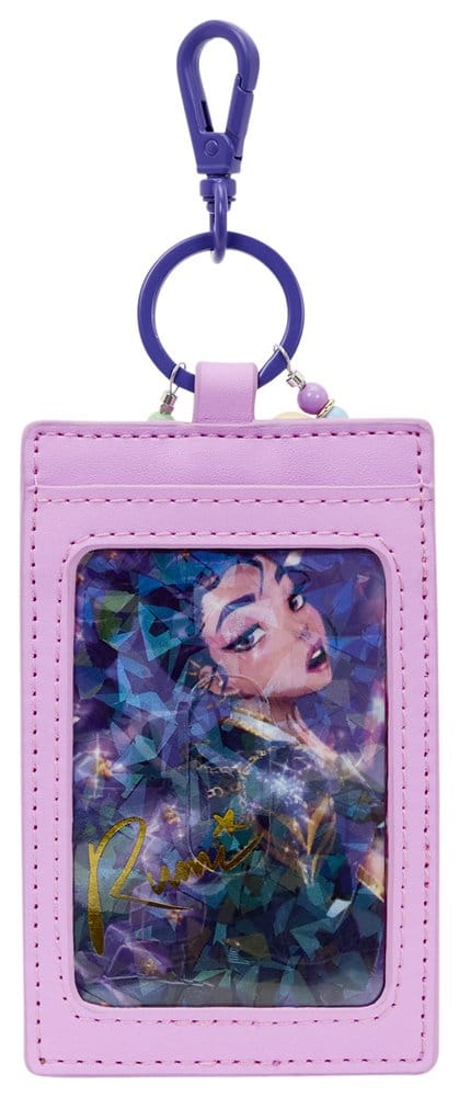 Loungefly KPop Demon Hunters Huntrix Mini Backpack with Photo Card Charm